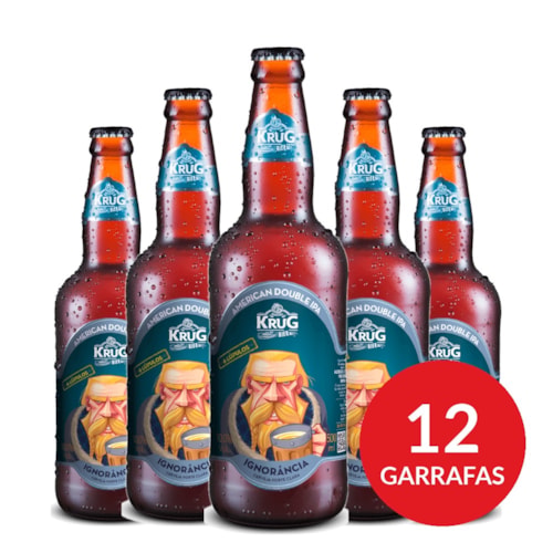 Caixa Ignorância Double IPA 500ml - 12 unidades