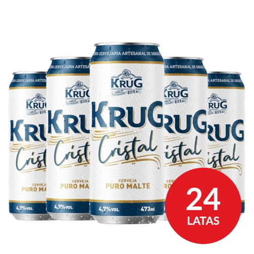 Caixa Krug Cristal 473ml - 24 unidades