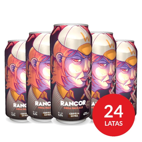 Caixa Rancor IPA 473ml - 24 unidades
