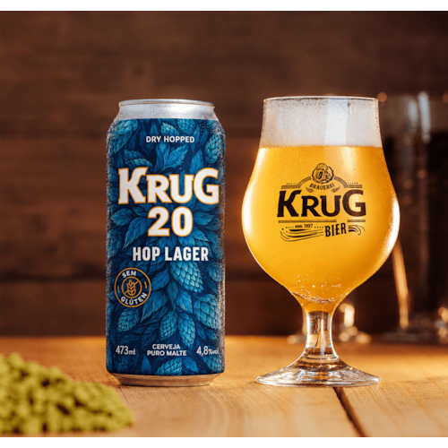 Krug 20 Hop Lager (s/ glúten) 473ml
